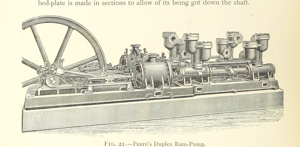 An illustration from Mine Drainage ... Second edition, rewritten and enlarged. With ... illustrations, 1899, leaf 68