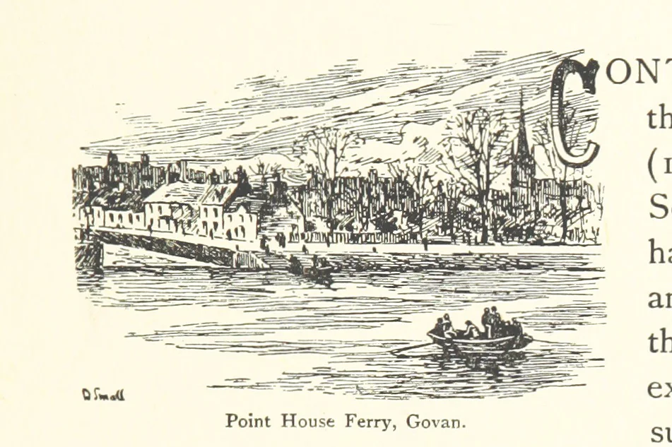 An illustration from By-gone Glasgow ... Forty full-page drawings and twenty-three text illustrations by D. Small, etc, 1896, leaf 101