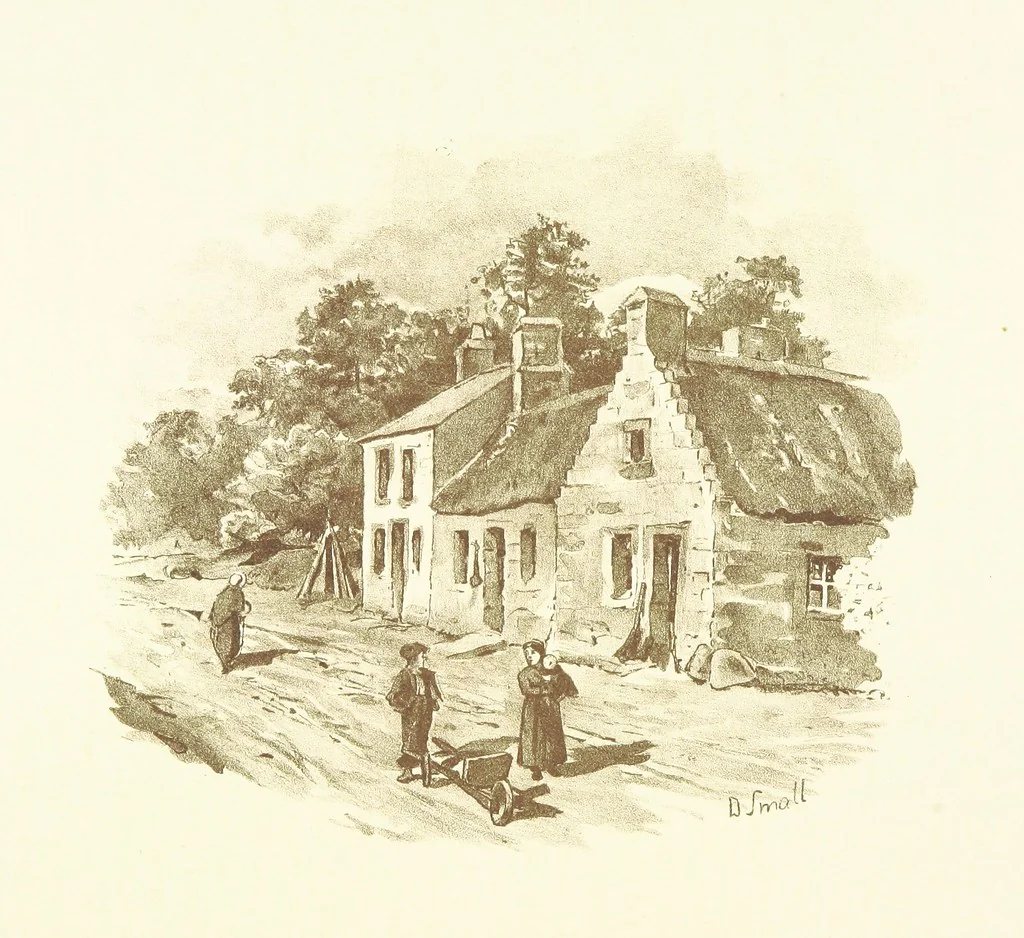 An illustration from By-gone Glasgow ... Forty full-page drawings and twenty-three text illustrations by D. Small, etc, 1896, leaf 120