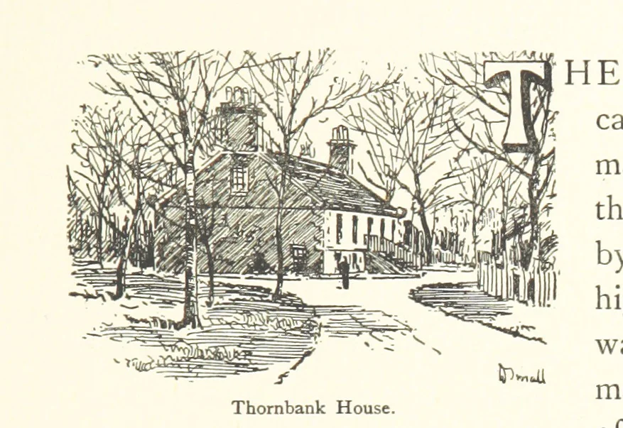 An illustration from By-gone Glasgow ... Forty full-page drawings and twenty-three text illustrations by D. Small, etc, 1896, leaf 125