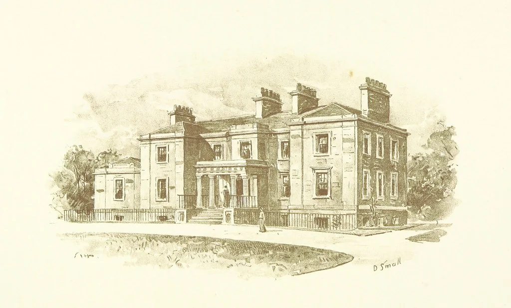 An illustration from By-gone Glasgow ... Forty full-page drawings and twenty-three text illustrations by D. Small, etc, 1896, leaf 128