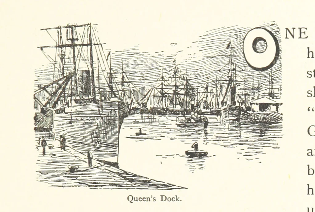 An illustration from By-gone Glasgow ... Forty full-page drawings and twenty-three text illustrations by D. Small, etc, 1896, leaf 133