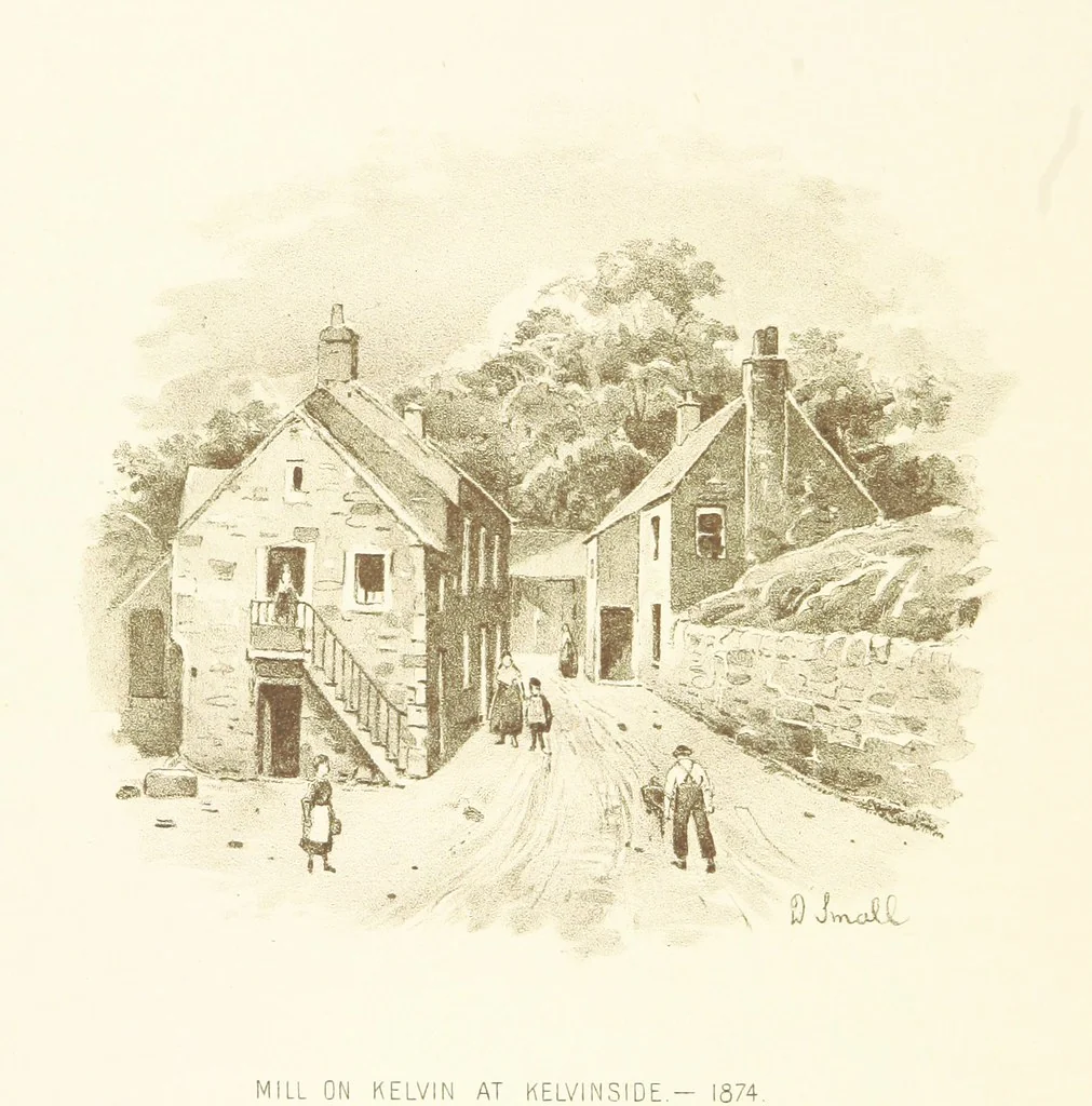An illustration from By-gone Glasgow ... Forty full-page drawings and twenty-three text illustrations by D. Small, etc, 1896, leaf 136