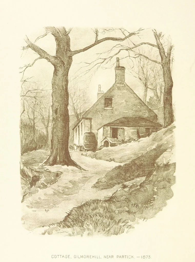 An illustration from By-gone Glasgow ... Forty full-page drawings and twenty-three text illustrations by D. Small, etc, 1896, leaf 140