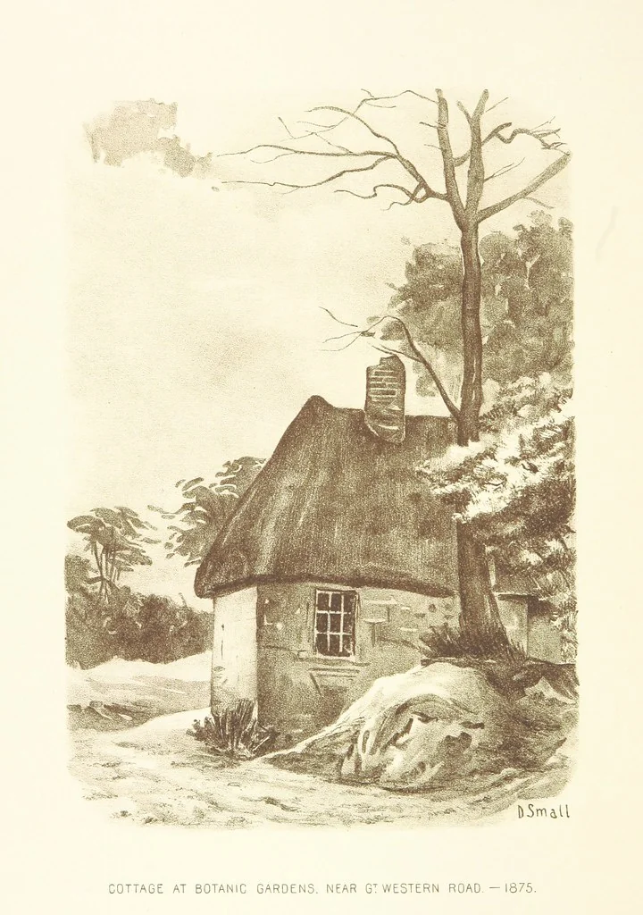 An illustration from By-gone Glasgow ... Forty full-page drawings and twenty-three text illustrations by D. Small, etc, 1896, leaf 144