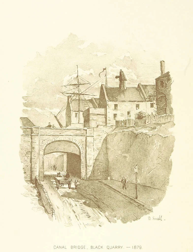 An illustration from By-gone Glasgow ... Forty full-page drawings and twenty-three text illustrations by D. Small, etc, 1896, leaf 172