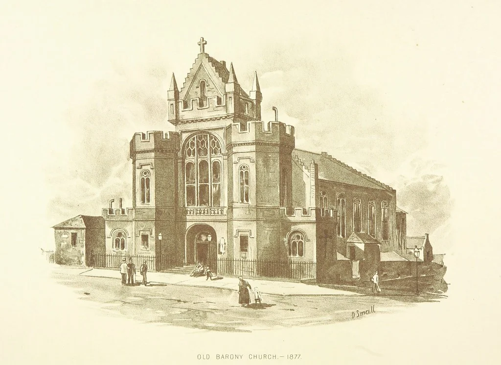 An illustration from By-gone Glasgow ... Forty full-page drawings and twenty-three text illustrations by D. Small, etc, 1896, leaf 20