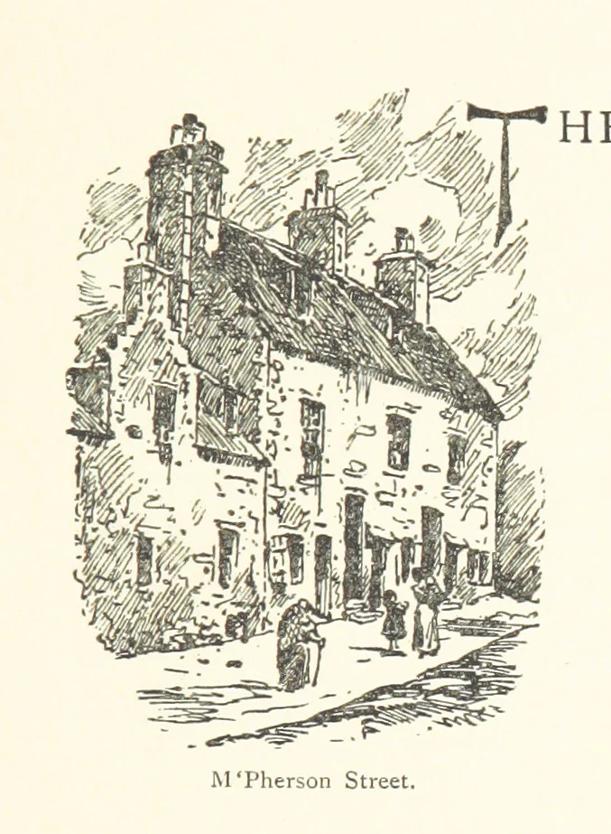 An illustration from By-gone Glasgow ... Forty full-page drawings and twenty-three text illustrations by D. Small, etc, 1896, leaf 37