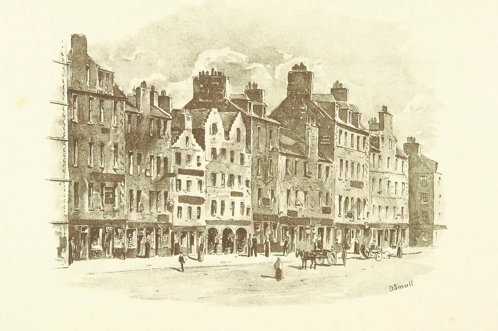 An illustration from By-gone Glasgow ... Forty full-page drawings and twenty-three text illustrations by D. Small, etc, 1896, leaf 40
