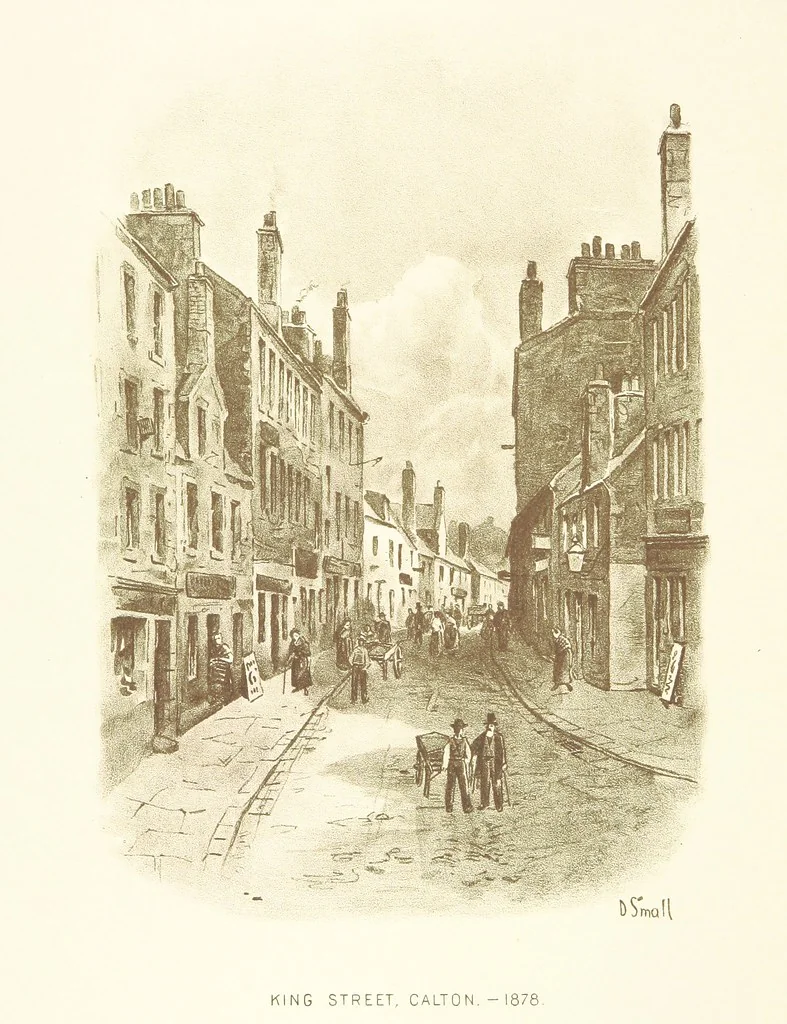 An illustration from By-gone Glasgow ... Forty full-page drawings and twenty-three text illustrations by D. Small, etc, 1896, leaf 80