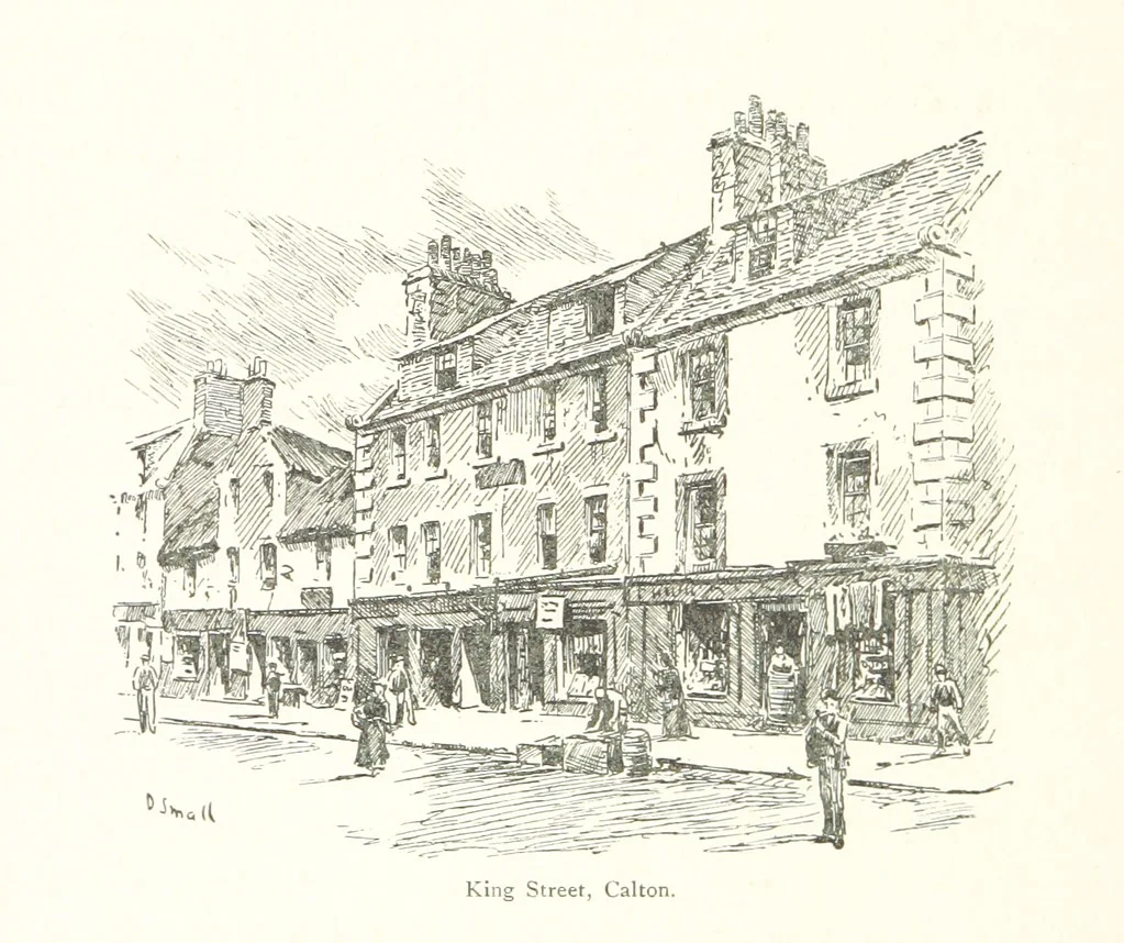 An illustration from By-gone Glasgow ... Forty full-page drawings and twenty-three text illustrations by D. Small, etc, 1896, leaf 82