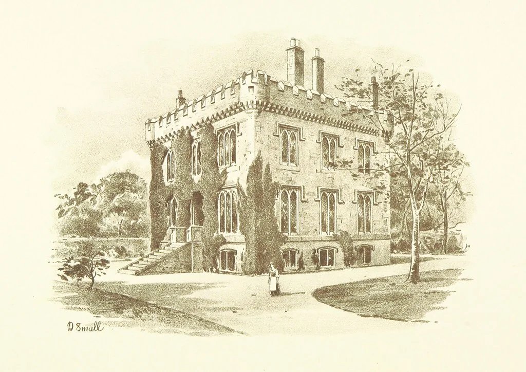An illustration from By-gone Glasgow ... Forty full-page drawings and twenty-three text illustrations by D. Small, etc, 1896, leaf 84