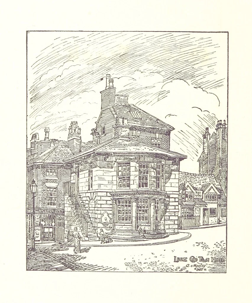 An illustration from Olde Leeke: historical, biographical, anecdotal, and archæological. Edited by M. H. Miller. Reprinted from the “Leek Times.” (Second Series.) L.P, 1891, leaf 10