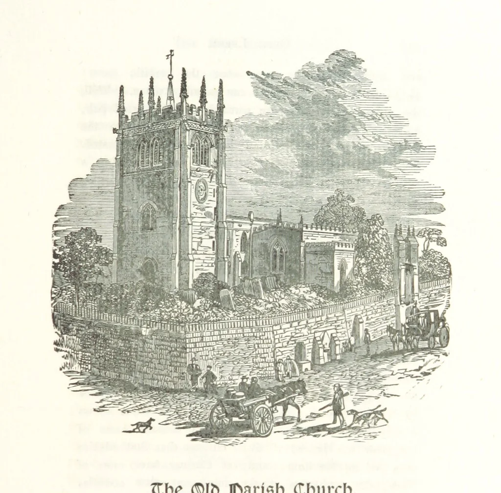An illustration from Olde Leeke: historical, biographical, anecdotal, and archæological. Edited by M. H. Miller. Reprinted from the “Leek Times.” (Second Series.) L.P, 1891, leaf 139