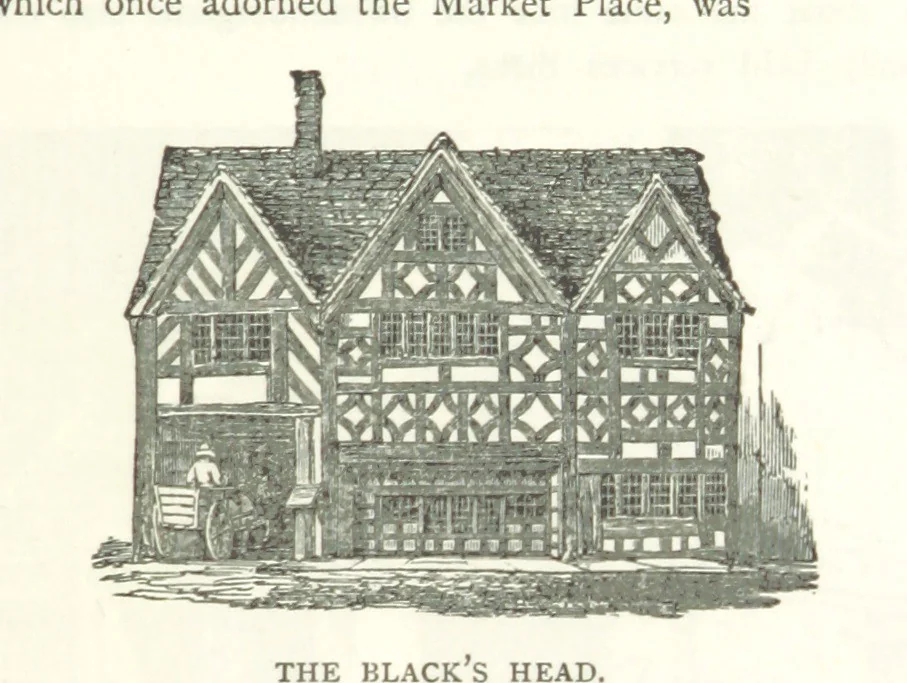 An illustration from Olde Leeke: historical, biographical, anecdotal, and archæological. Edited by M. H. Miller. Reprinted from the “Leek Times.” (Second Series.) L.P, 1891, leaf 193