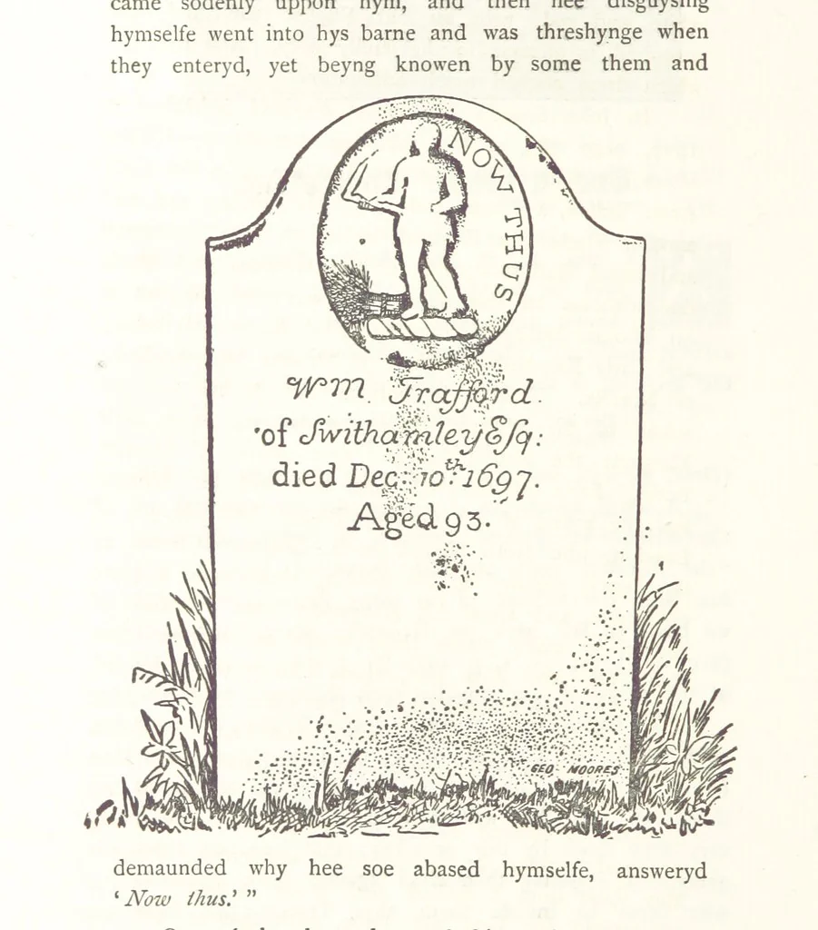 An illustration from Olde Leeke: historical, biographical, anecdotal, and archæological. Edited by M. H. Miller. Reprinted from the “Leek Times.” (Second Series.) L.P, 1891, leaf 258
