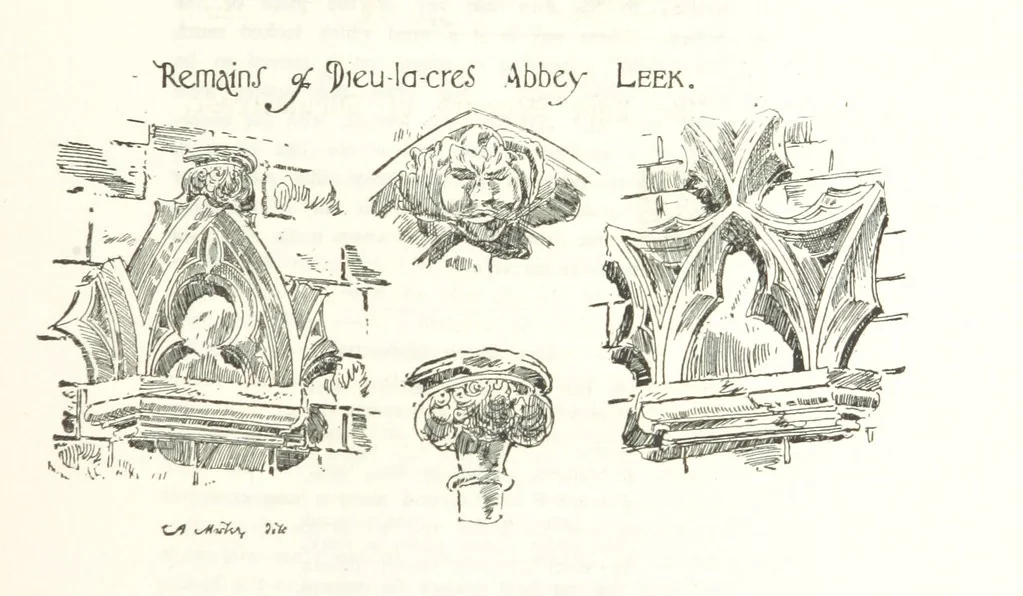 An illustration from Olde Leeke: historical, biographical, anecdotal, and archæological. Edited by M. H. Miller. Reprinted from the “Leek Times.” (Second Series.) L.P, 1891, leaf 283