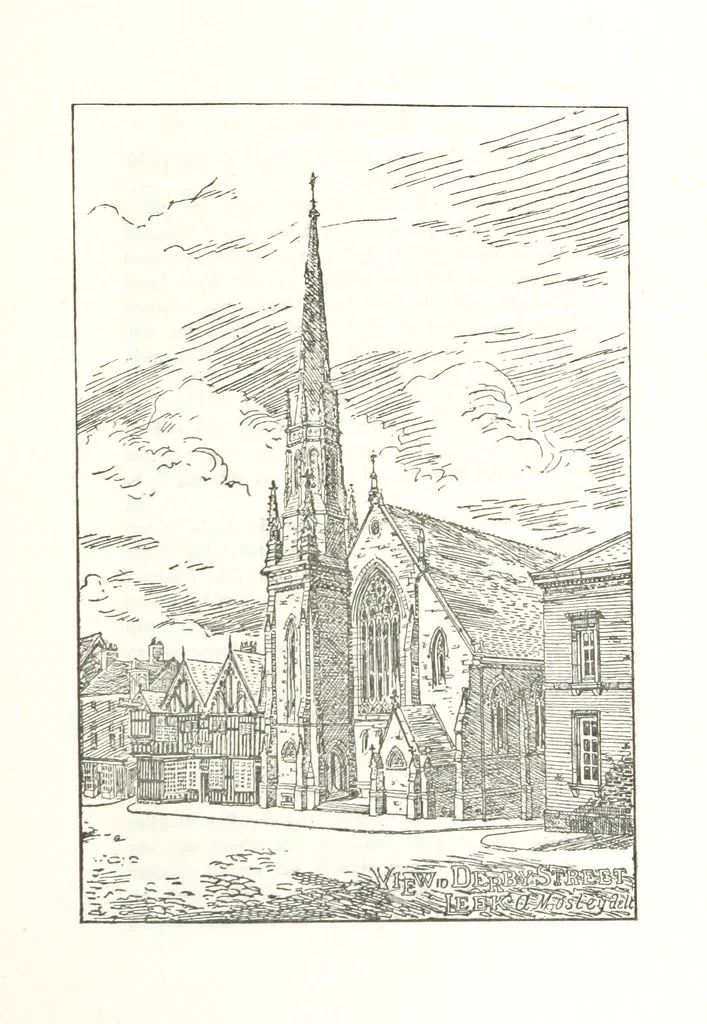 An illustration from Olde Leeke: historical, biographical, anecdotal, and archæological. Edited by M. H. Miller. Reprinted from the “Leek Times.” (Second Series.) L.P, 1891, leaf 323