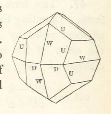 An illustration from A Tract on Crystallography, 1863, leaf 40