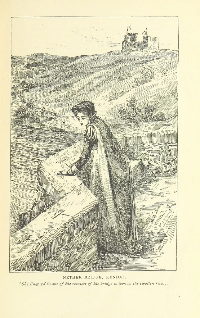 An illustration from Lake Country Romances ... With ... illustrations, etc. [Republished from the “Westmorland Gazette.”, 1892, leaf 37