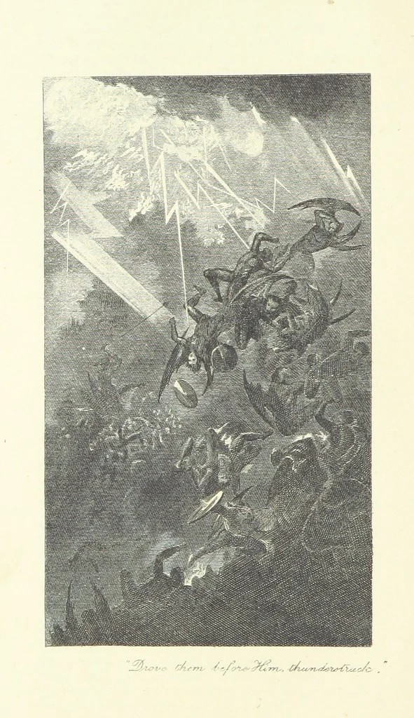 An illustration from Poems ... With notes. [With a portrait, 1881, leaf 140
