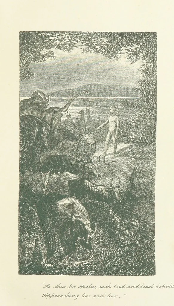 An illustration from Poems ... With notes. [With a portrait, 1881, leaf 167