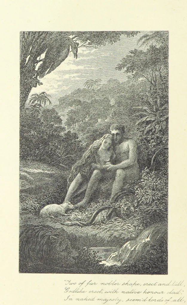 An illustration from Poems ... With notes. [With a portrait, 1881, leaf 88