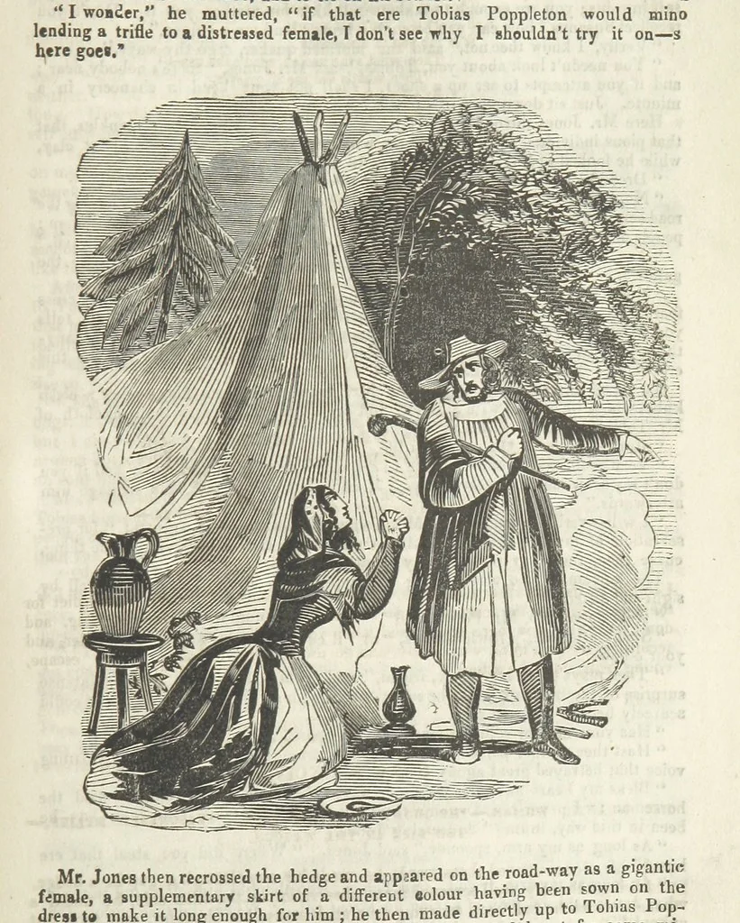 An illustration from Miranda; or, the Heiress of the Grange. A romance. By the author of “Ada the Betrayed” [i.e. James M. Rymer], etc, 1848, leaf 371