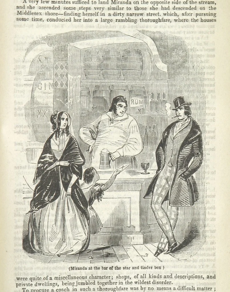 An illustration from Miranda; or, the Heiress of the Grange. A romance. By the author of “Ada the Betrayed” [i.e. James M. Rymer], etc, 1848, leaf 523