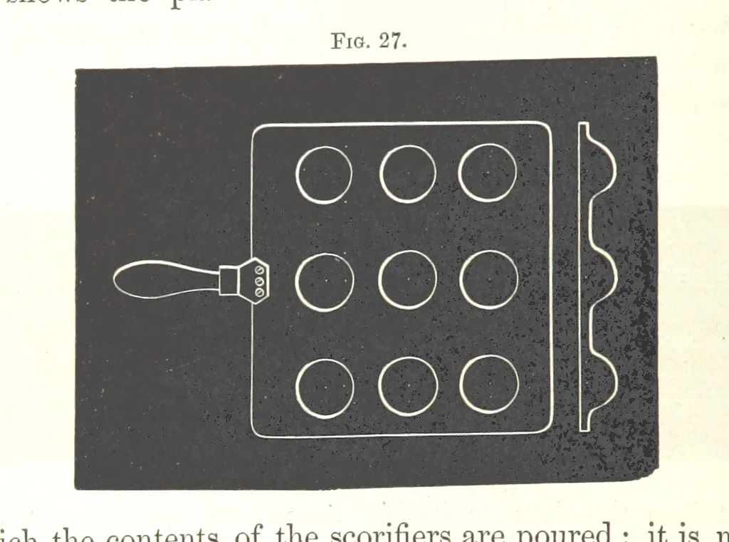 An illustration from Manual of practical assaying, 1868, leaf 108