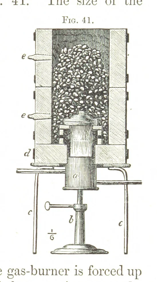 An illustration from Manual of practical assaying, 1868, leaf 127