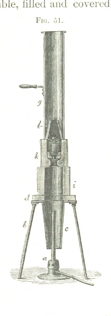 An illustration from Manual of practical assaying, 1868, leaf 141