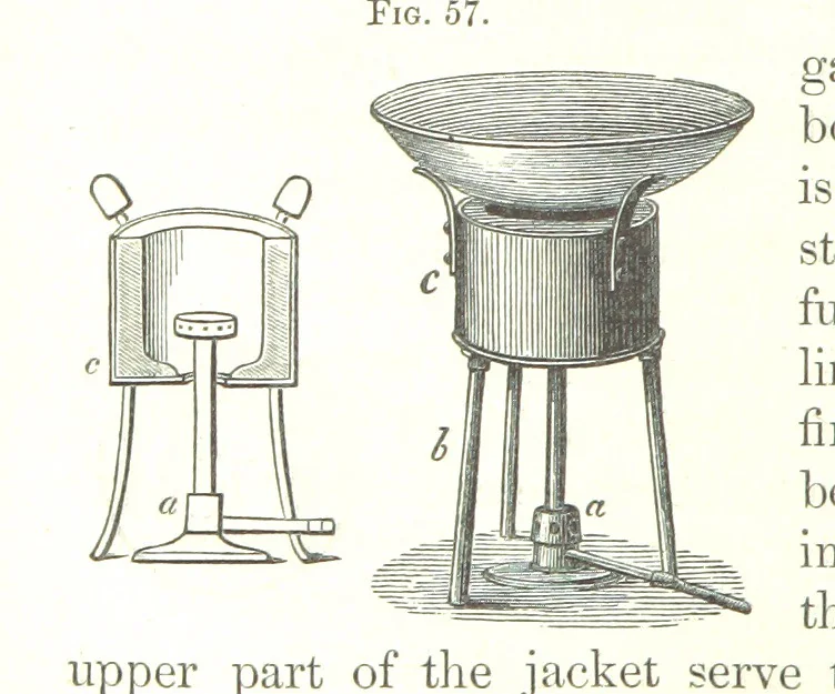 An illustration from Manual of practical assaying, 1868, leaf 148