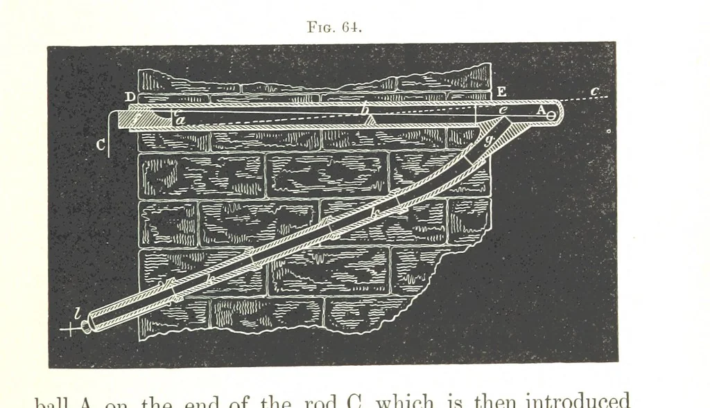 An illustration from Manual of practical assaying, 1868, leaf 177