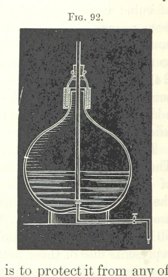 An illustration from Manual of practical assaying, 1868, leaf 548