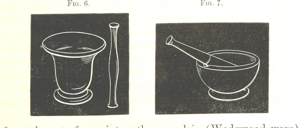 An illustration from Manual of practical assaying, 1868, leaf 55