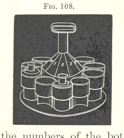 An illustration from Manual of practical assaying, 1868, leaf 594