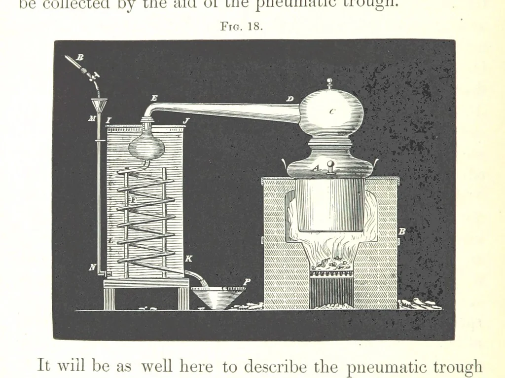 An illustration from Manual of practical assaying, 1868, leaf 90