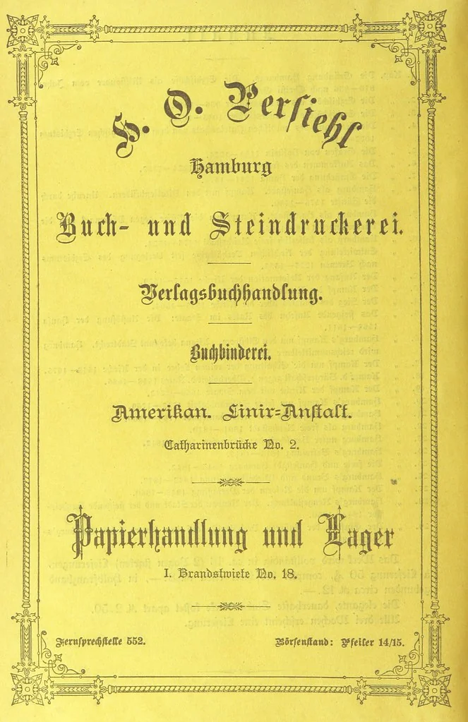 An illustration from Geschichte der Freien und Hansestadt Hamburg, 1885, leaf 536