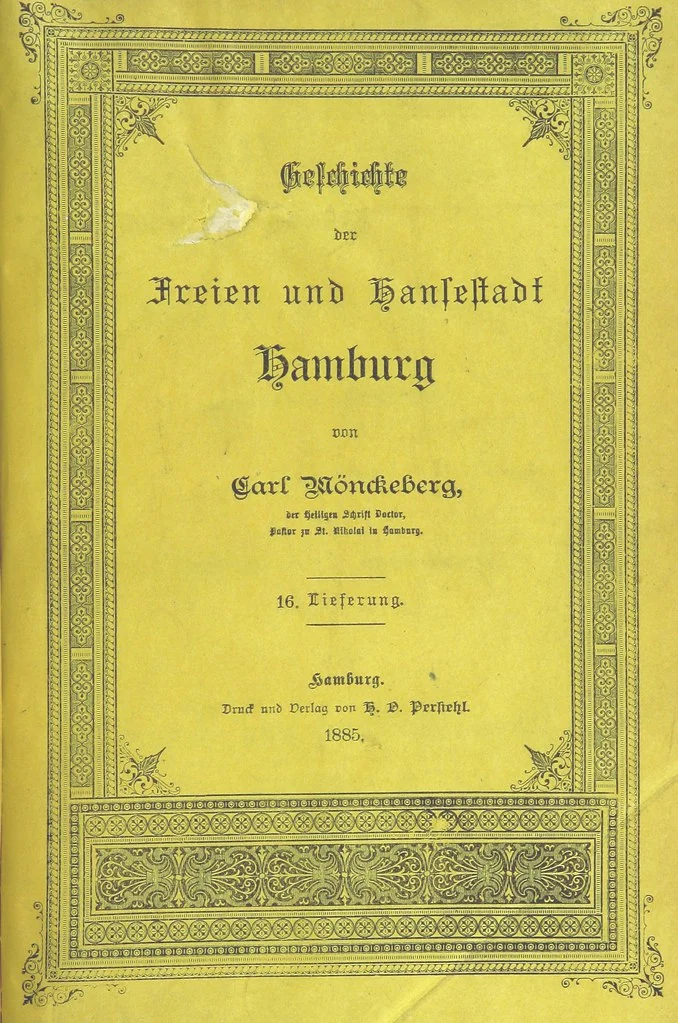 An illustration from Geschichte der Freien und Hansestadt Hamburg, 1885, leaf 537