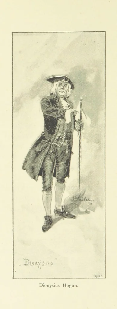 An illustration from The Impudent Comedian and others. [Tales.] ... With illustrations by R. Sauber, 1897, leaf 136