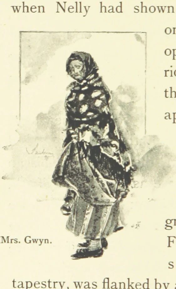 An illustration from The Impudent Comedian and others. [Tales.] ... With illustrations by R. Sauber, 1897, leaf 16