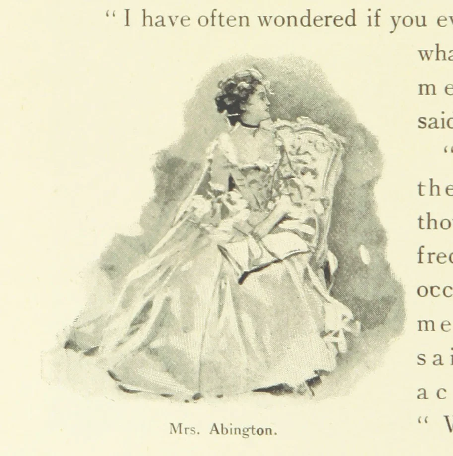 An illustration from The Impudent Comedian and others. [Tales.] ... With illustrations by R. Sauber, 1897, leaf 166