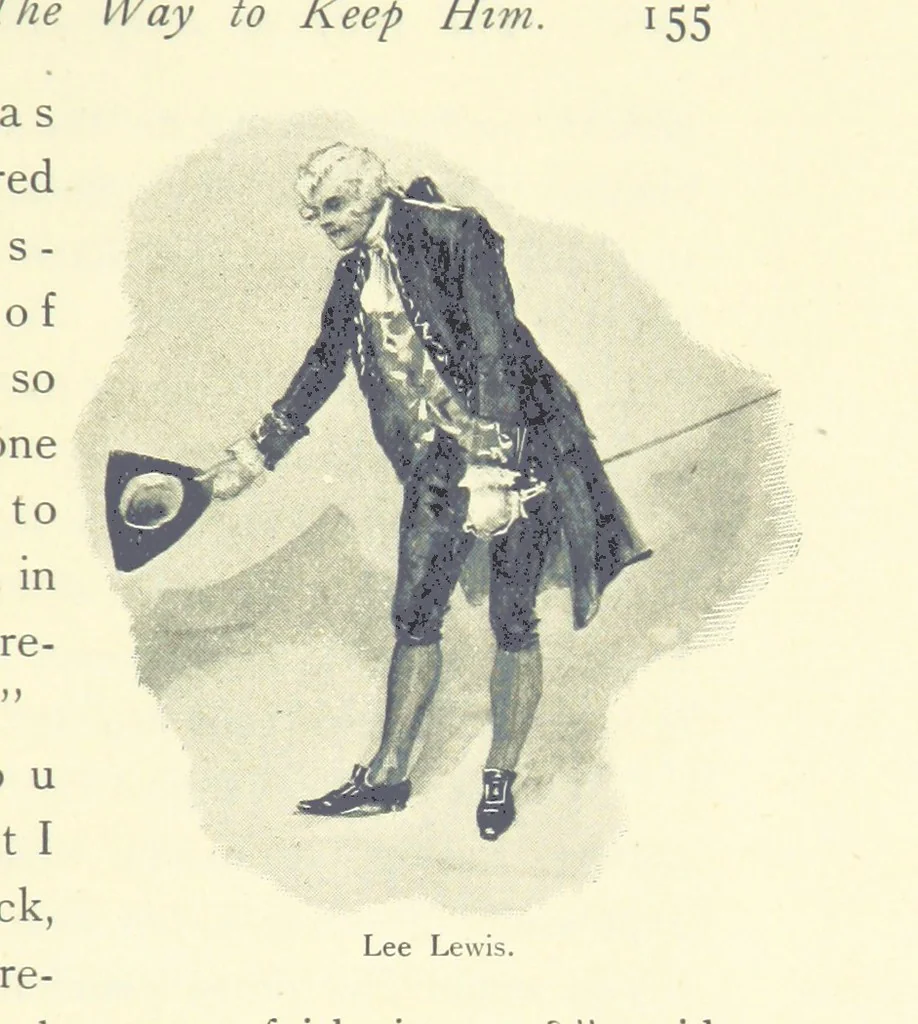 An illustration from The Impudent Comedian and others. [Tales.] ... With illustrations by R. Sauber, 1897, leaf 167