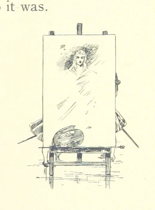 An illustration from The Impudent Comedian and others. [Tales.] ... With illustrations by R. Sauber, 1897, leaf 255