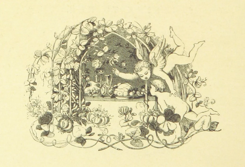 An illustration from Moore's Irish Melodies, Lalla Rookh, National Airs, Legendary Ballads, Songs, etc., with a memoir by J. F. Waller. Illustrations, etc, 1867, leaf 104