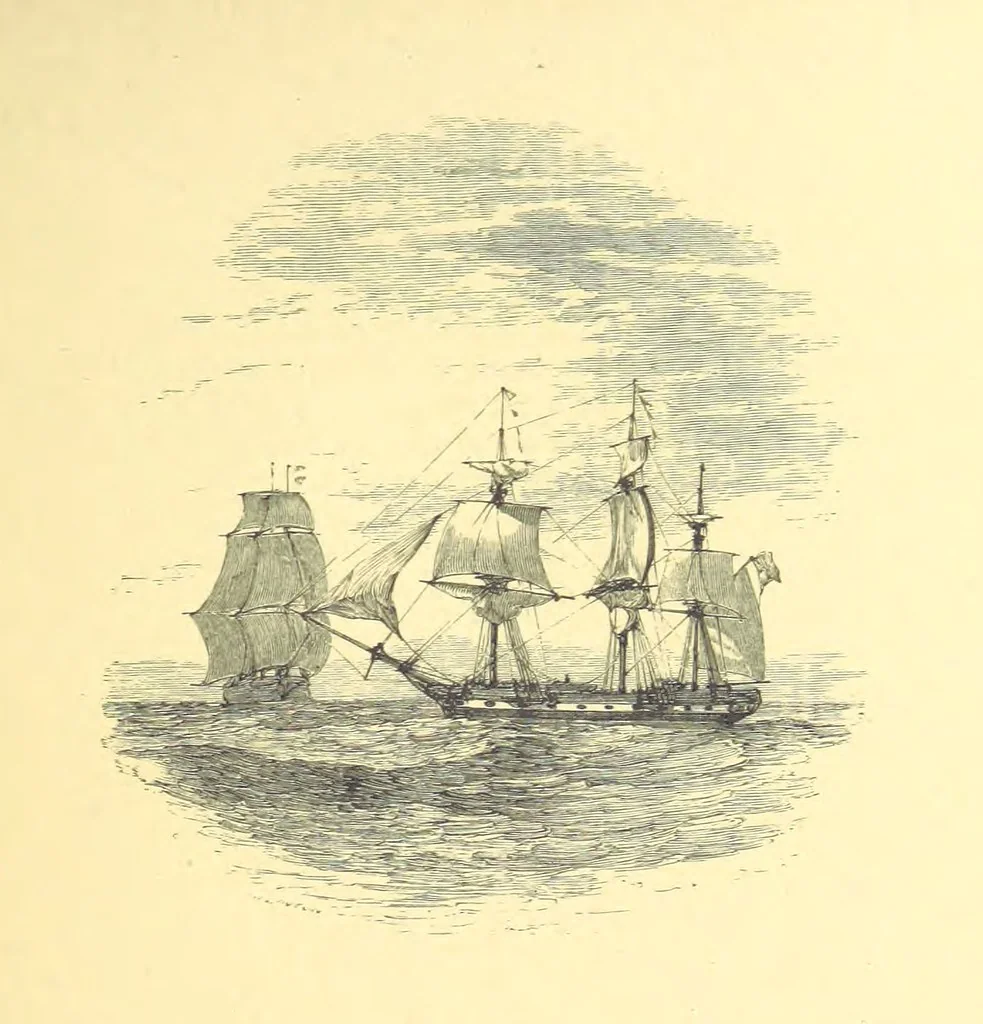 An illustration from Moore's Irish Melodies, Lalla Rookh, National Airs, Legendary Ballads, Songs, etc., with a memoir by J. F. Waller. Illustrations, etc, 1867, leaf 431