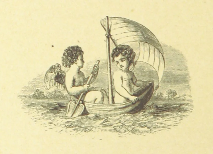 An illustration from Moore's Irish Melodies, Lalla Rookh, National Airs, Legendary Ballads, Songs, etc., with a memoir by J. F. Waller. Illustrations, etc, 1867, leaf 466