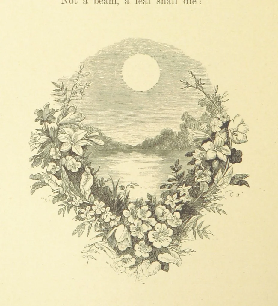 An illustration from Moore's Irish Melodies, Lalla Rookh, National Airs, Legendary Ballads, Songs, etc., with a memoir by J. F. Waller. Illustrations, etc, 1867, leaf 514