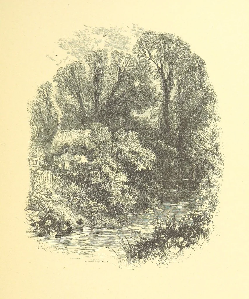An illustration from Moore's Irish Melodies, Lalla Rookh, National Airs, Legendary Ballads, Songs, etc., with a memoir by J. F. Waller. Illustrations, etc, 1867, leaf 565